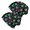 Astronaut and Alien Black Pattern, variant on Astronaut and Alien Black Pattern 2 Pack Slouchy Beanie Hat, Sleep Head Cover with Stretchy Fabric & Soft Texture, Stretchy Polyester Gifts for Unisex Men Women