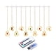 thumbnail image 1 of Adorno de luces navideñas LED con cadena, lámpara colgante con control remoto USB, 1 of 3