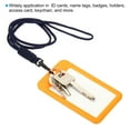 thumbnail image 6 of Uxcell Neck Lanyard Badge Lanyards Long Strap ID Card Holder Keychains Dark Blue, 6 of 7
