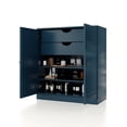 thumbnail image 3 of Palace Imports 100% Solid Wood 32" Bathroom Cabinet with Solid Doors, 2-Drawers and Adjustable Shelves, Teal, 3 of 7
