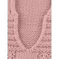 thumbnail image 4 of Gomelly Women Pullover Jumper Tops Casual Sweater Knitwear Ladies V Neck Pink XXXL, 4 of 6