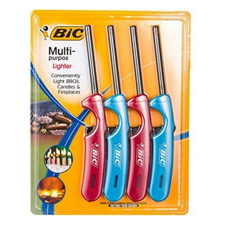 - BIC Multi-Purpose Lighter, 4 Lighter Value Pack