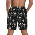 thumbnail image 2 of Lsque Mens Swim Trunks cute Skull bone Pattern - Bathing Suit Compression Liner - Beach Swim Shorts Swimwear - (S-3XL) - Stretch Quick Dry -, 2 of 9