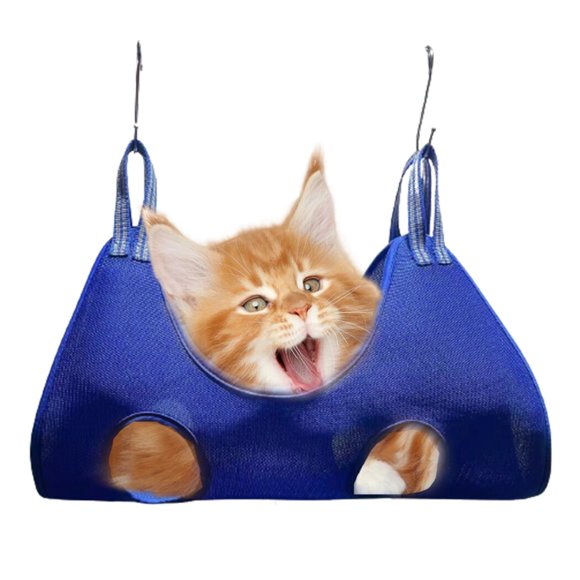 Pet Grooming Hammock Soft Cat Hammock Helper Dog Restraint Bag for Nail Trimming