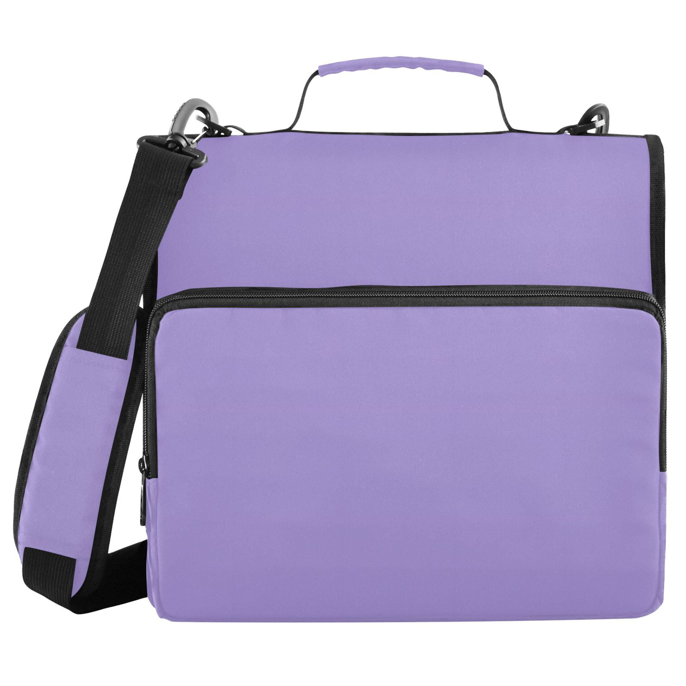 ALAZA Zipper Binder Lavender Purple 3 Ring Trapper Keeper File Folder Organizer Bag