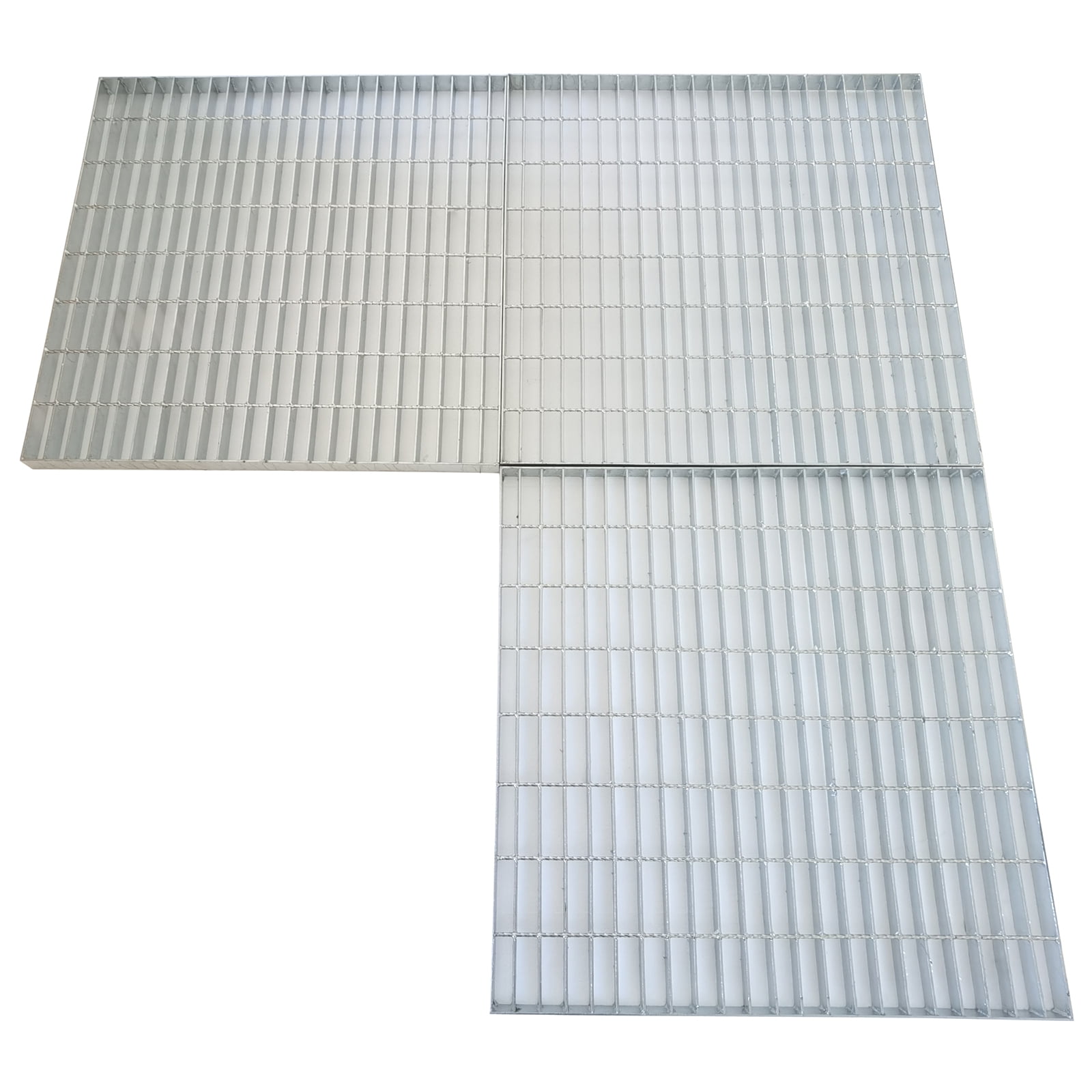 2.6ft*2.6ft Silver Gray Carbon Steel Grille Plate (Each Case Contains Only One Piece)