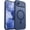 Deep Blue, variant on ANTHOUSE  Magnetic Compatible with iPhone 17 Pro Max Case, Upgraded [Full Camera Protection] [Compatible with Magsafe] [Translucent Matte] Shockproof Protective Phone Cover 6.9 Inch - Orange