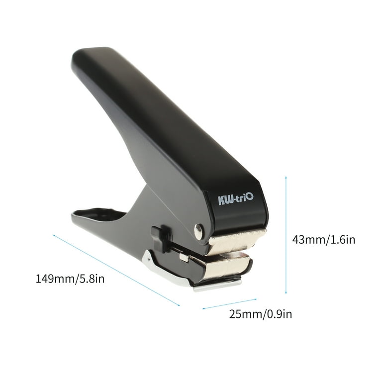 Carl Heavy-Duty 100-Page Top and Side 2-Hole Punch