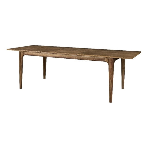 New Pacific Direct Hereford KD Butterfly Dining Table w/ 22" Ext in Brown