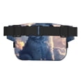 thumbnail image 2 of Hirioo Cloud Wolf for Double Layer Waist Bag Adjustable Fanny Pack For Travel Running Hiking, 2 of 9