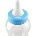 thumbnail image 2 of Jumbo Plastic Baby Milk Bottle Coin Bank, 15-Inch, Light Blue, 2 of 2