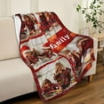 thumbnail image 4 of Personalised Blanket, Custom Blanket, Personalised Photo Blanket,Customized Flannel Blankets for Father, Mom, Lover, Kids, Friends, Pet, Birthday, Christmas - Personalised Gifts for Women Men., 4 of 6