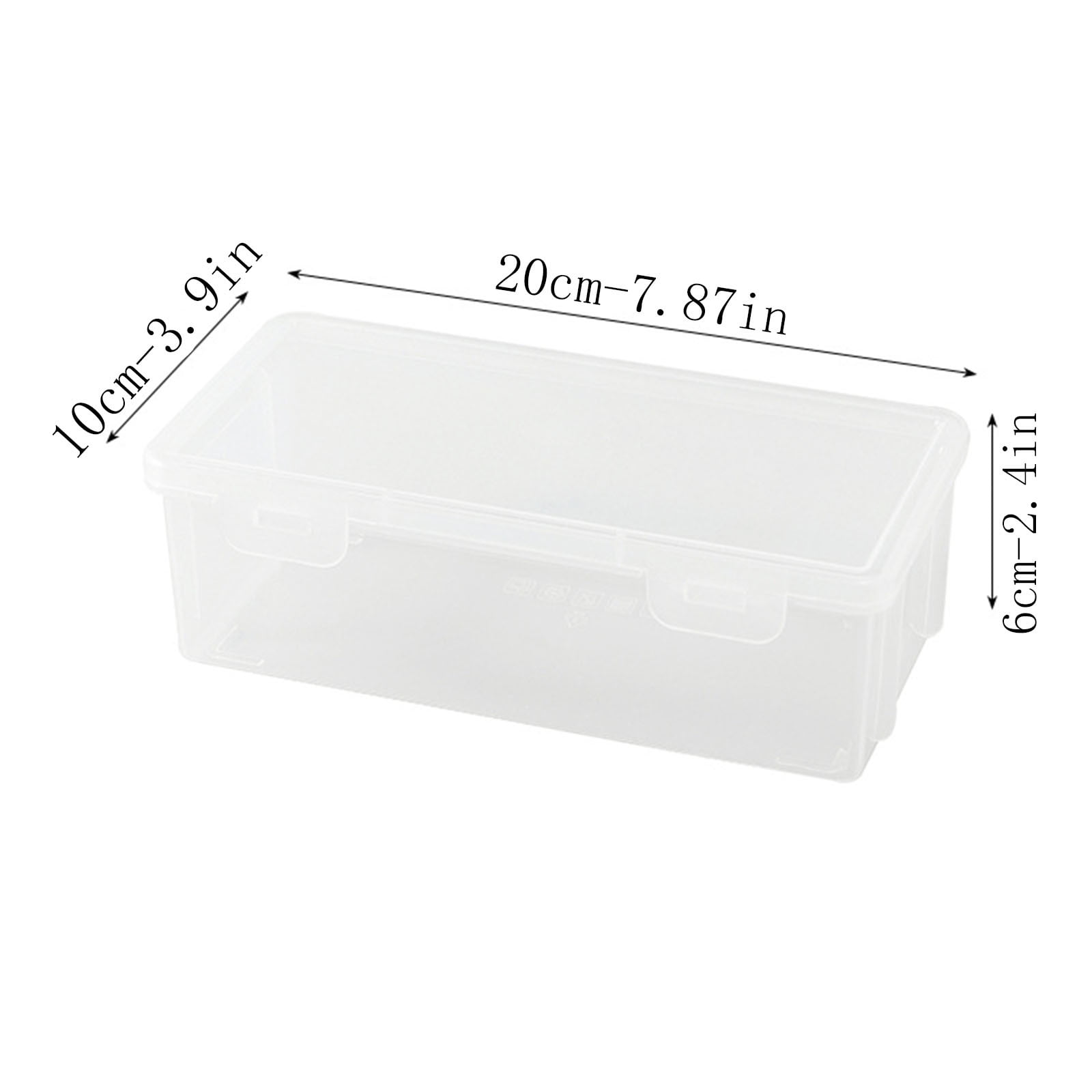 Lot De 12 Boîtes De Rangement Rectangulaires Transparentes Avec Couvercle Verrouillé - 32.3x18.5x10.3cm - Pour Fournitures, Art, Organisation