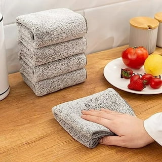 SINLAND Microfiber Hand Towel for Bathroom Super Soft Bamboo Charcoal  Makeup Remover Cloth Washcloth for Home Spa Sports Face Cleansing Towel  16Inch x