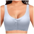 thumbnail image 2 of FhsagQ Soutien-Gorge pour Femmes Grande Taille avec Robe Soutien-Gorge Confortable Réglable Sans Armature Soutien-Gorge Sans Couture pour Femmes Ensemble Mignon Soutien-Gorge Justaucorps TP Gris TTTG, 2 of 5