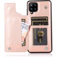 thumbnail image 3 of case for Samsung Galaxy A42 Case Wallet with Card Holder, Embossed Mandala Pattern Flower Premium PU Leather Double Magnetic Buttons Flip Shockproof Protective Cover for Samsung Galaxy A42 5G Rose-SKM, 3 of 14