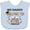 AE-Light Blue, variant on Inktastic My Daddy Graduated and I'm Super Proud Boys or Girls Baby Bib