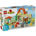 thumbnail image 3 of LEGO DUPLO Town Caring for Animals at the Farm Learning Toy for Toddlers, Farmhouse with Horse, Cow and Chicken Figures, Farm Playset, Educational Set for Toddlers Ages 2 and Up, 10416, 3 of 8