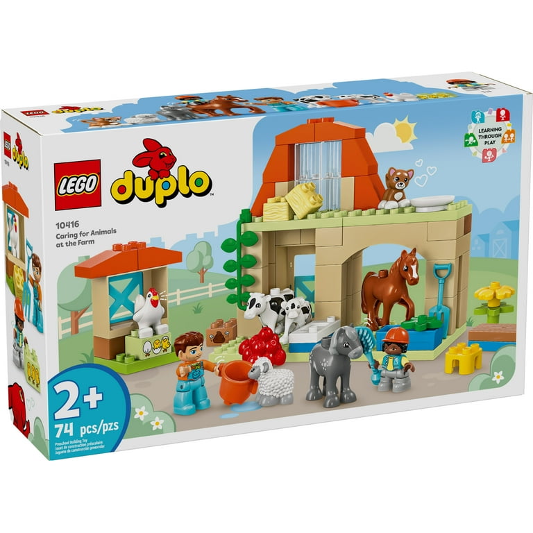 LEGO DUPLO Town Caring for Animals at the Farm Learning Toy for