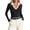 Black, variant on Elegant Collar Turtleneck Top Long Sleeve Slim Fit Basic Shirt for Fall Winter Season Casual and Wear Turtle Necks for Womens Long Sleeve Pack L