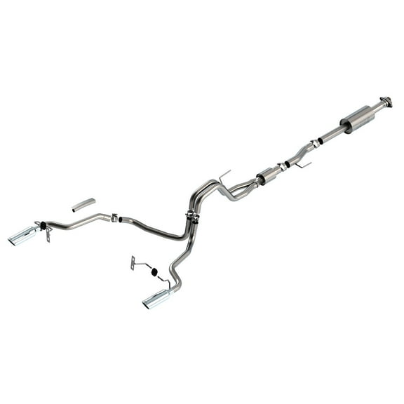 Borla 140866 S-Type Cat-Back Exhaust System Fits 21 F-150 Fits select: 2021-2022 FORD F150