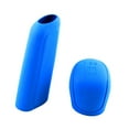 thumbnail image 3 of OULII 2 Sets Shift Gear Cover for Car Silicone Protective Cover Blue for Car Owners, 3 of 8