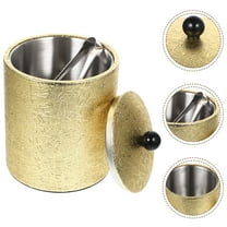 Huaq Stainless steel ice bucket ice bucket grape wine bar champagne bucket (gold)