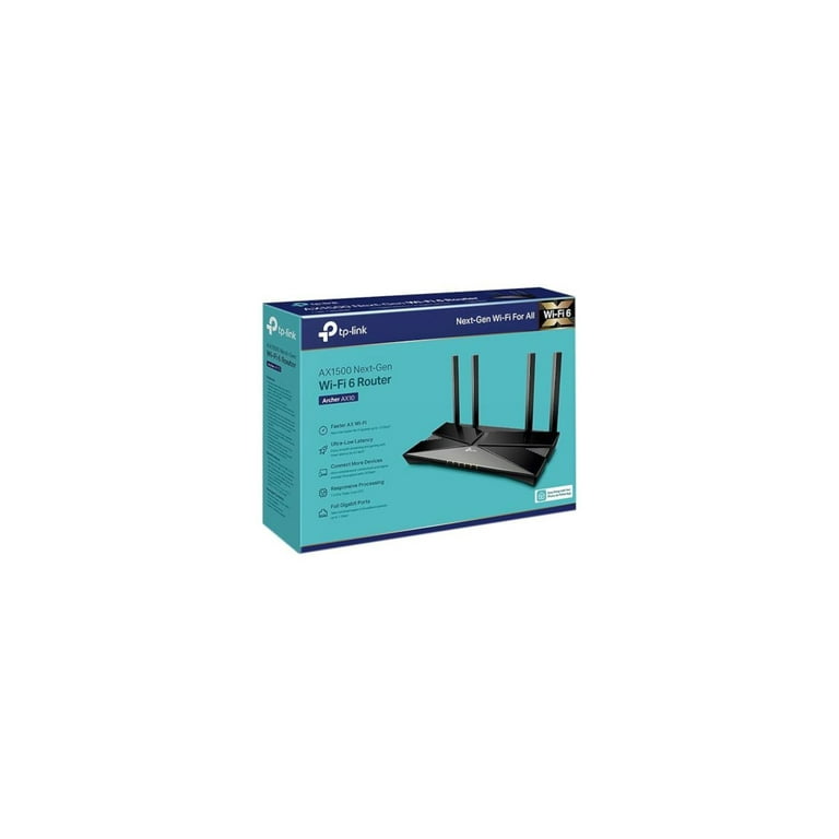 TP-Link Archer AX10 Wi-Fi 6 IEEE 802.11ax Ethernet Wireless Router