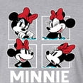 thumbnail image 3 of Mickey & Friends - Minnie Grid - Juniors Cropped Cotton Blend T-Shirt, 3 of 5