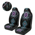 thumbnail image 3 of Uorisanigo Front Car Seat Covers High Back Bucket Seat Cover for Most Cars, Trucks, SUVS, or Vans Universal Fit Ethnic Geometric Tribal Auto Seats Covers Set Protection for All Seasons, 3 of 7