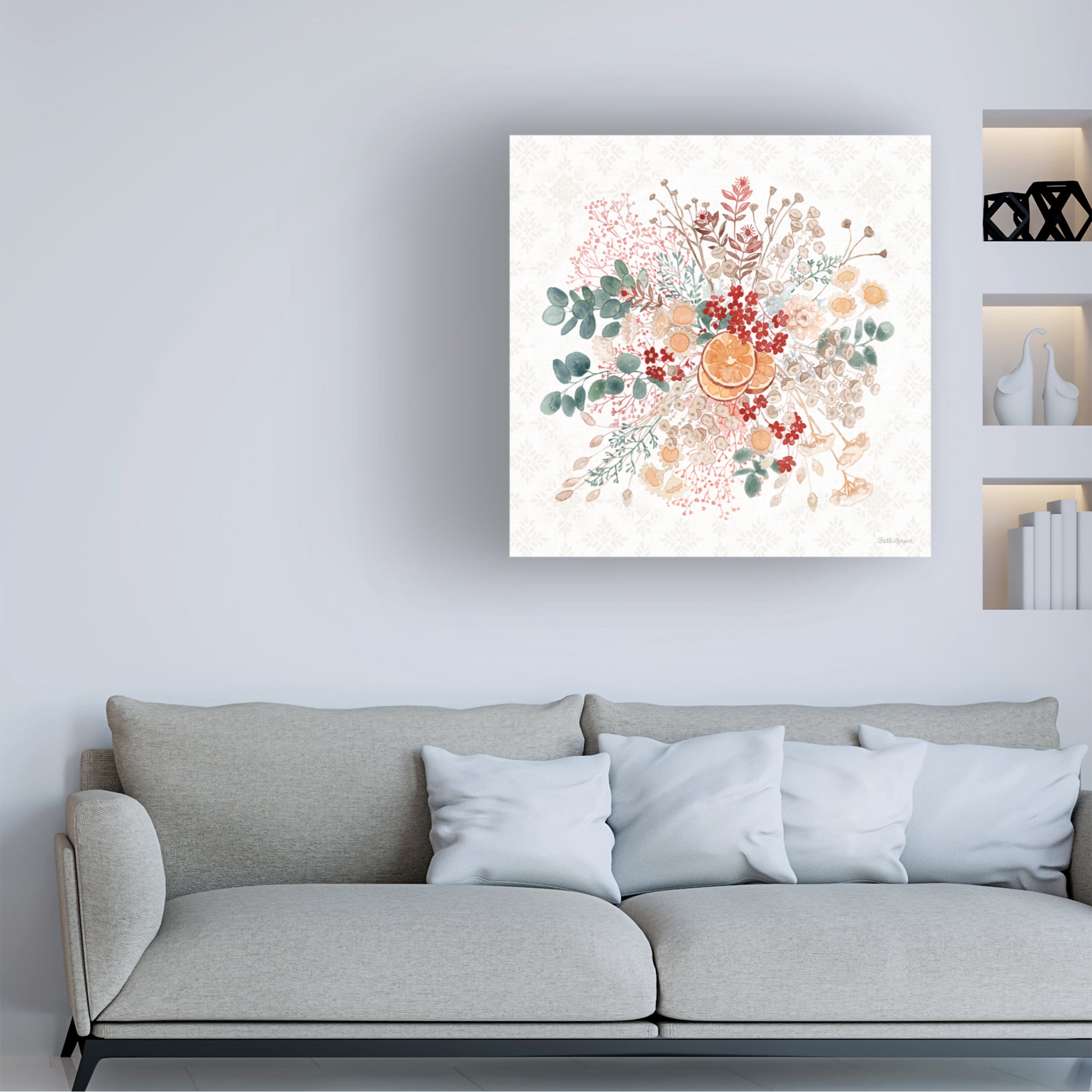 Laura Horn 'Woodland Walk VI' Canvas Art
