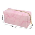 thumbnail image 4 of Unique Bargains Floral Makeup Bag Zipper Flower Cosmetic Pouch Pink, 4 of 7
