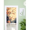 thumbnail image 2 of Nanbowan Japanese Style Door Curtain, Thermal Insulated Privacy Noren Curtain, Pattern Sakura4, 30 X 59 Inches, 2 of 9