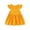 Yellow, variant on Krdevn Toddler Girls Fly Sleeve Holiday Party Solid Dress Dance Party Princess Dresses,18-24 Months