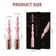 thumbnail image 4 of Birdsexy Anal Vibrators Sex Toys for Women and Men, 10 Frequency Silicone Anal Pull Beads Vibrating Anal Plugs for Couples & Lovers Toy - Pink, 4 of 5