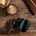 thumbnail image 3 of AmorArc 16oz Coffee Mugs Set of 6, Large Ceramic Coffee Mugs for Men, Women, Dad, Mom, Modern Coffee Mugs With Handle For Tea,Latte,Cappuccino,Cocoa. Dishwasher&Microwave Safe, Matte Black, 3 of 7