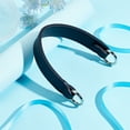 thumbnail image 4 of 1pc Leather Purse Strap 13.1 Inch PU Leather Replacement Handbag Handle Short Shoulder Strap Clutch bag Handle with Buckle Pouchette Top Handle for Briefcase Tote bag Making Black, 4 of 7