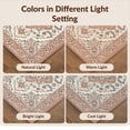 thumbnail image 7 of Design&I 3'x5' Washable Accent Rug Pet Friendly & Non-Slip Built-In Grip Ornate Center Scroll Boho Bordered Vintage Distressed Border Playful Expressive for Bedroom, Walk-in Closet, 7 of 7