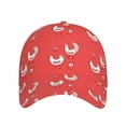 thumbnail image 2 of Yiaed Cartoon Rooster Print Cap Adjustable Size for Running Workouts and Outdoor Activities All Seasons, 2 of 8