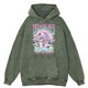 thumbnail image 5 of Sudadera con capucha retro desgastada Dreamland Enjoy The Moment para hombre, ropa deportiva de moda, 100 % algodón, ropa cálida, sudadera informal holgada, 5 of 5