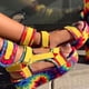 thumbnail image 4 of Sandalias De Moda 2021 Para Mujer, Sandalias De Cuña Con Hebilla En El Tobillo, Sandalias De Playa De Verano, Sandalias De Plataforma Con Punta Abierta Yuarrent AP007145-17, 4 of 4