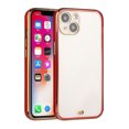 thumbnail image 2 of GSA Transparent Bumper Case for iPhone 13 Pro (6.1") - Clear/Red, 2 of 3