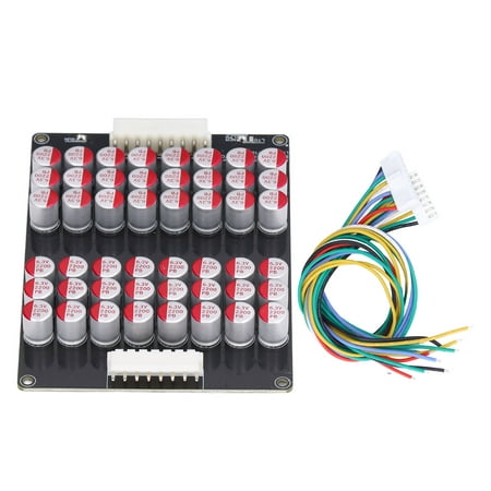 

Cell Equalizer Module Low Resistance MOS Lithium Battery Balance Board High Efficiency With Cables For LTO LPO LFP Batteries