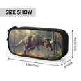 thumbnail image 3 of Xecao Jungle Dinosaur print Fanny Pack Belt Bag for Women and Men, Fashionable Waterproof Waist Pack with Adjustable Strap for Traveling, Hiking, Jogging, Cycling, 3 of 5