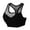 Black, variant on Woman Running Yoga Bras Intimate Vest Dry Breathable Back Fitness Lady Tops