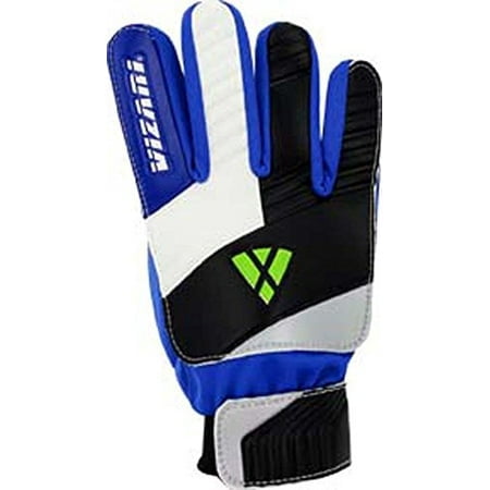 Vizari Gant de Gardien Junior, Bleu/blanc/noir, Taille 9