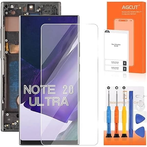 INCELL for Samsung Galaxy Note 20 Ultra Screen Replacement for Samsung Note 20 Ultra LCD Display N986B N985 SM-N986U LCD Digitizer Touch Assembly Black with Frame(Not Fingerprint)