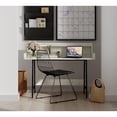 thumbnail image 2 of Pemberly Row Metal Dining Side Chair in Noir Black (Set of 2), 2 of 9
