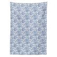 thumbnail image 2 of Rose Tablecloth, Vintage Design of Monochromatic Flowers with Leaves Drawing, Rectangle Satin Table Cover Accent for Dining Room and Kitchen, 60" X 90", Dark Violet White, by Ambesonne, 2 of 2