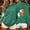 A49 Green, variant on Women's Fall Hoodies Floral Ghost Pumpkin Graphic Print Sweatshirts Long Sleeve Oversized Pullover Hooded Tops Casual Autumn Relaxed Fit Clothes